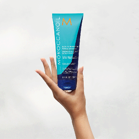 Moroccanoil - Blonde Perfecting Purple Shampoo - Zilvershampoo voor blond of grijs haar