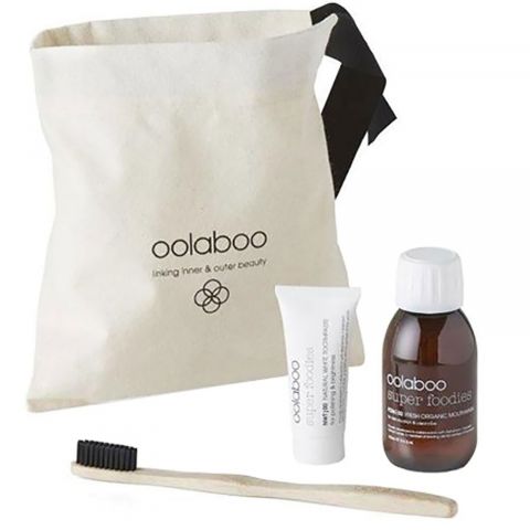 Oolaboo - Super Foodies - Luggage Lovers Dental (Incl. Toothpaste, Mouth Wash + Eco Bamboo Toothbrush)