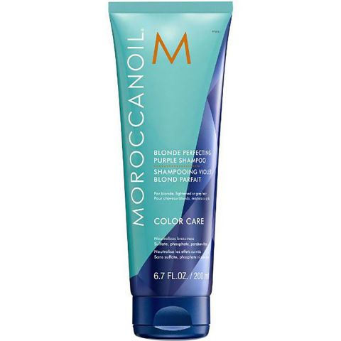 Moroccanoil - Blonde Perfecting Purple Shampoo - Zilvershampoo voor blond of grijs haar