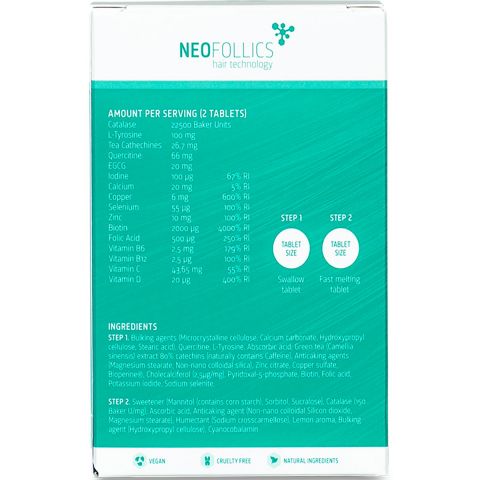 Neofollics - Anti Grey Hair Tablets - 60 Stuks