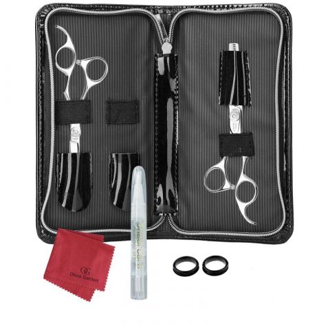 Olivia - SilkCut - Scharen Set - 5.5 Inch - Black Pouch | haarshop.nl