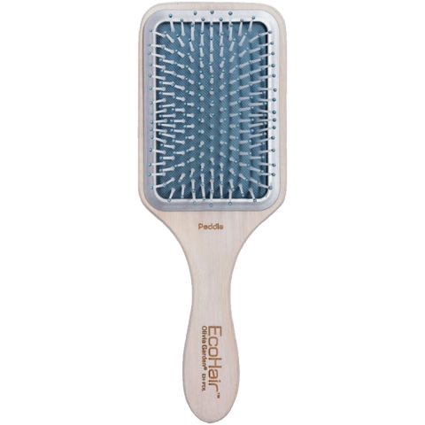 Olivia Garden - EcoHair Paddle Styler - Wit/Blauw