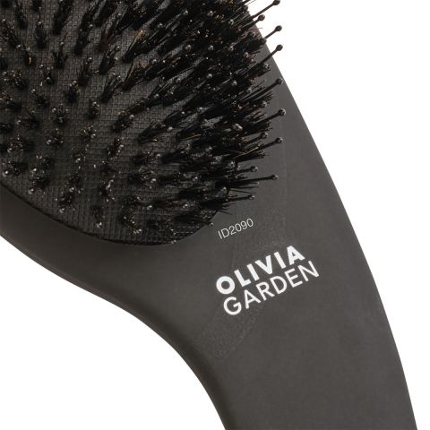 Olivia Garden - Curve - Boar & Nylon - Matt Black 