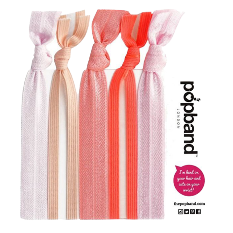 Popband - Grapefruit Haarband - 5 Stuks