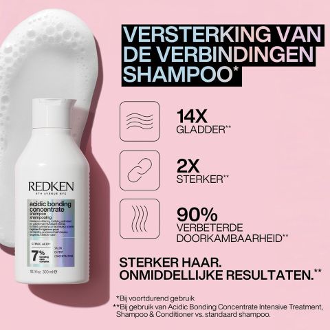 Redken - Acidic Bonding Concentrate - Voordeelset Voor Beschadigd Haar - Conditioner & Shampoo