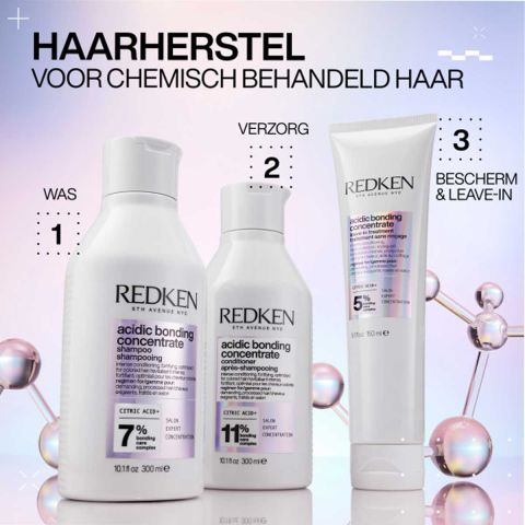 Redken - Acidic Bonding Concentrate Shampoo Refill Herstelt en Beschermt Beschadigd en Veeleisend Haar  - 500 ml