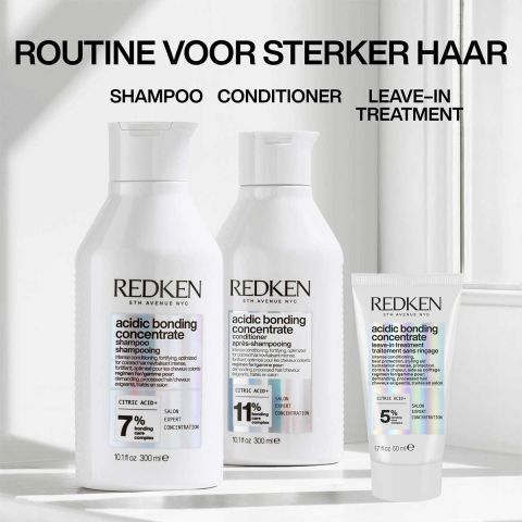 Redken - Acidic Bonding Concentrate Leave-In Treatment Mini - Bonding Verzorging voor Beschadigd Haar - 50 ml