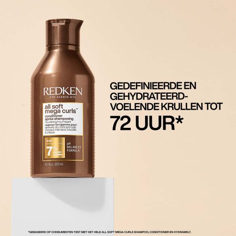 Redken - All Soft - Mega Curls - Conditioner voor Kroeshaar en krullen - 300 ml