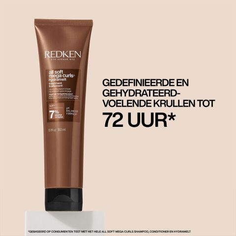 Redken - All Soft Mega Curls Hydramelt Leave-in voor Kroes en Krullend Haar - 150 ml