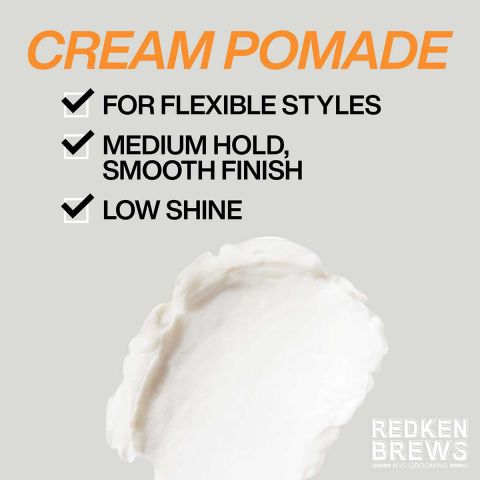 Redken - Brews Maneuver Cream Pomade  voor Mannen - 100 ml