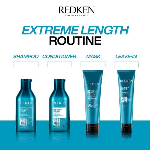 Redken - Extreme Length - Triple Action Treatment Mask - Masker voor beschadigd haar - 250ml