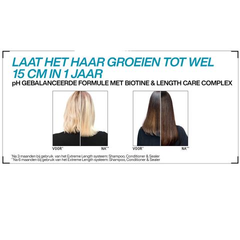 Redken - Extreme Length - Shampoo voor Breekbaar Haar - 300 ml