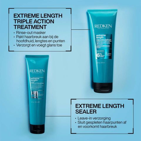 Redken - Extreme Length - Triple Action Treatment Mask - Masker voor beschadigd haar - 250ml