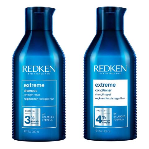 Redken - Extreme Shampoo & Conditioner - Voordeelset Voor Beschadigd Haar 