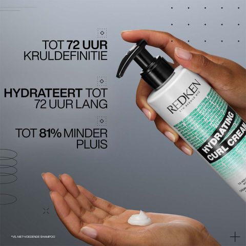 Redken - Hydrating Curl Cream voor gedefinieerde en gehydrateerde krullen - 250 ml