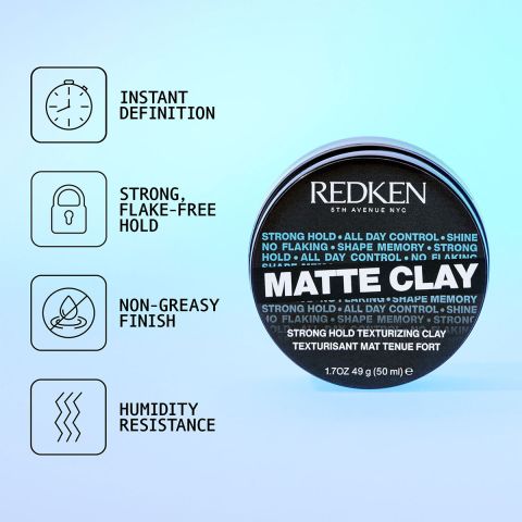 Redken - Texturize - Matte Clay - Krachtige Haarklei - 75 ml