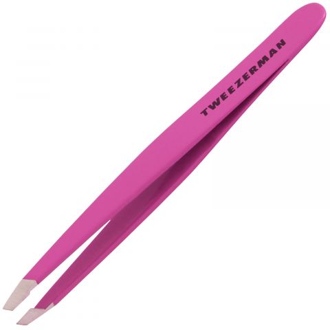 Tweezerman - Mini Slant Tweezer - Neon Pink