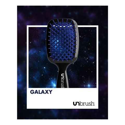 UNbrush - Detangling Hair Brush - Galaxy Blue