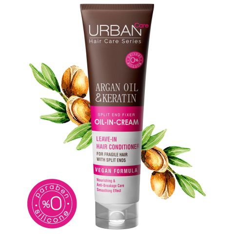 Urban Care - Argan Oil & Keratine Leave-In - 200 ml