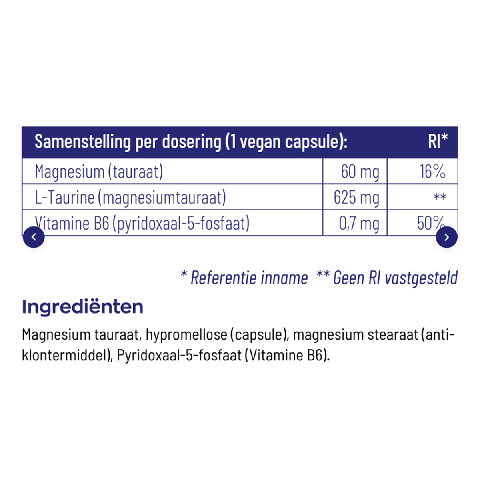 Vitakruid - Magnesium Tauraat B6 - 180 vcp