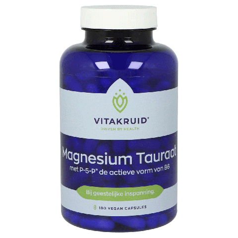 Vitakruid - Magnesium Tauraat B6 - 180 vcp