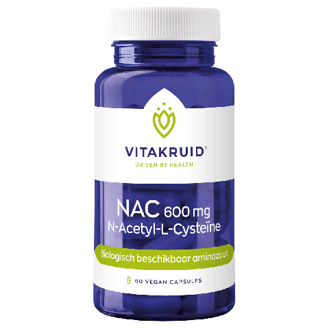 Vitakruid - NAC 600mg N-Acetyl-L-Cysteine - 60 cp