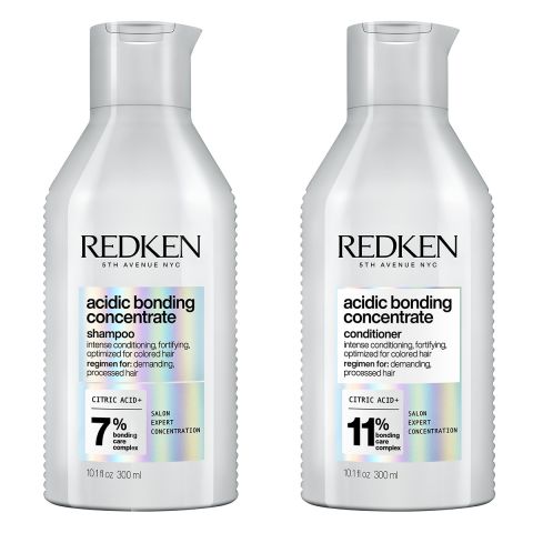 Redken - Acidic Bonding Concentrate Shampoo & Conditioner - Voordeelset Voor Beschadigd Haar 