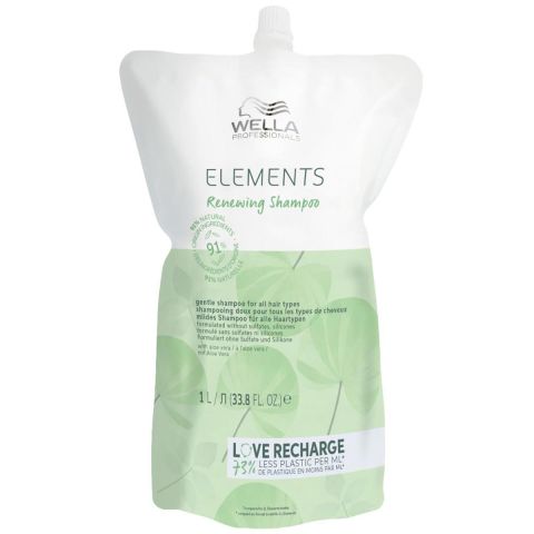 Wella Professionals - Elements - Renewing Shampoo - Navulling - 1000 ml