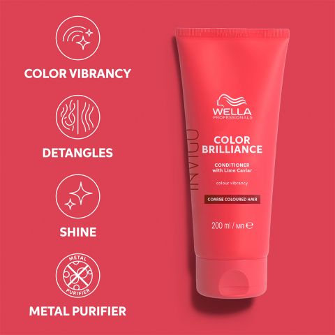 Wella Professionals - Invigo - Color Brilliance - Conditioner Gekleurd & Dik Haar