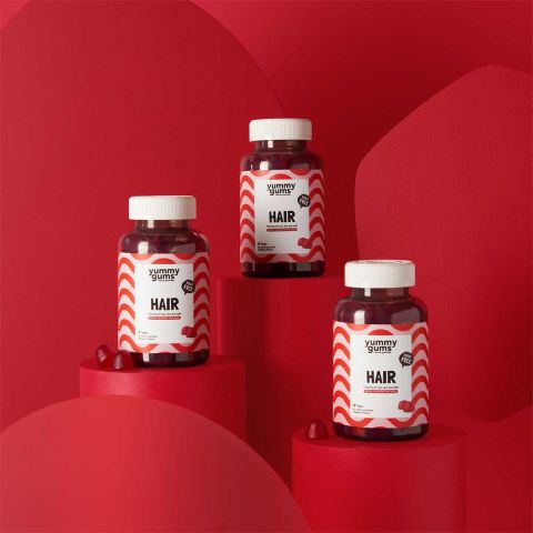 Yummygums - Hair Gummies Vitamines voor haar, huid en nagels - 60 stuks
