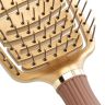 Olivia Garden - Expert Care - Nylon Haarborstel - Gold & Brown