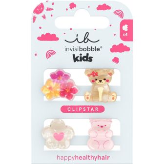 Invisibobble Clipstar Kids Bearly Bloomed Haarklemmen