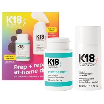 K18 Prep + Repair Duo at Home