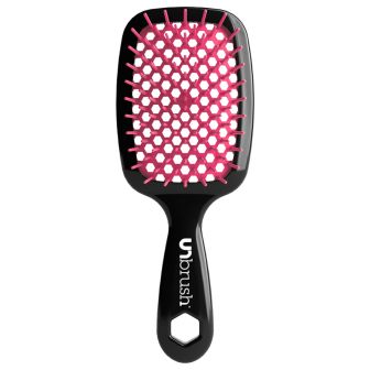 UNbrush-Detangling-Hair-Brush-Cherry-Blossom-Pink-Front