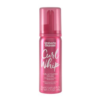 Umberto Giannini Curl Whip mousse in roze metallic flacon