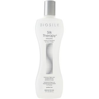 BioSilk Silk Therapy Original Leave-In Treatment 355 ml witte fles met zilveren dop
