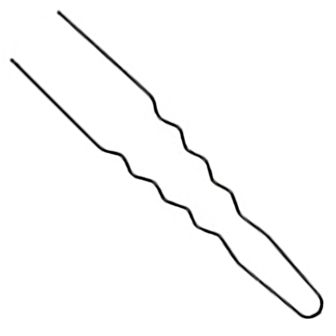 Comair Haarspelden Zwart 5,5 cm 50 Stuks