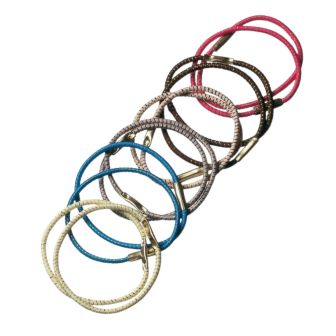 Comair Gekleurde Haarelastiekjes Dun 12 Stuks