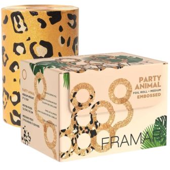 Framar Embossed Roll Medium Party Animal 98 m