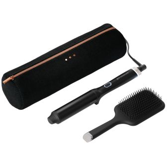 ghd Chronos Curve Max Wand set met krultang, haarborstel en zwarte opbergtas