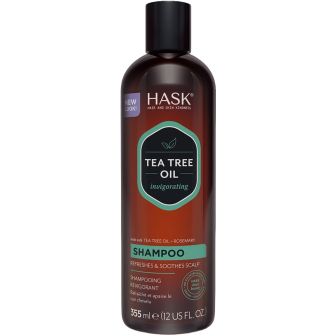 HASK - Tea Tree Oil & Rosemary Invigorating Shampoo - 355 mL