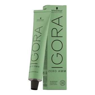 Schwarzkopf Igora Zero Ammonia 60 ml tube met verpakkingsdoos in groene kleurstelling