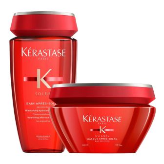 Kérastase Soleil Shampoo + Masker Voordeelset Zonbeschadigd Haar