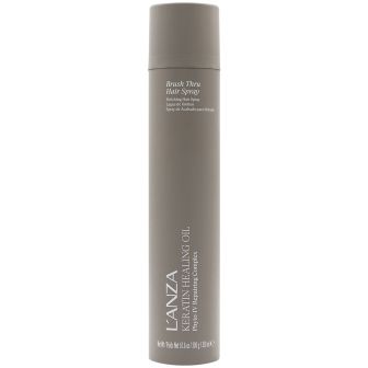 lanza keratin healing oil brush thru hairspray