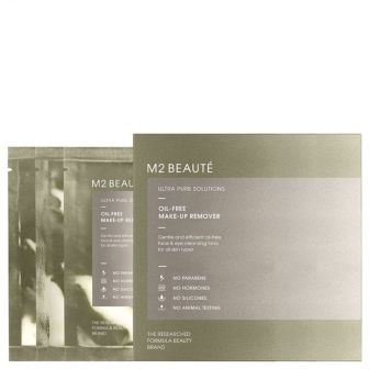 M2 Beaut&eacute; - Oil-Free Make-Up Remover Sachets - 7x2 stuks