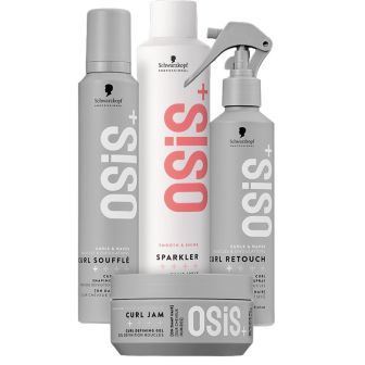 Schwarzkopf - OSiS+ - Type 3C Krullend haar - Set voor spiraalkrullen
