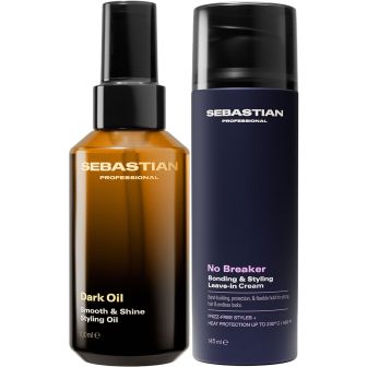 Sebastian Dark Oil & No.Breaker Styling Cream voor glans en flexibele hold