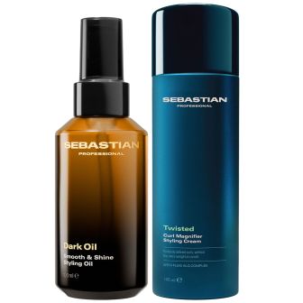 Sebastian - Dark Oil & Twisted Cream Voordeelset voor Droog en Krullend Haar