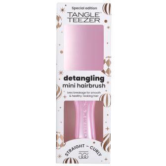 Tangle Teezer Mini Chrome Satin Pink