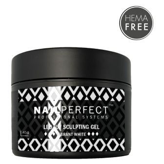 Nail Perfect LED/UV Sculpting Gel Vibrant White 45 gr 